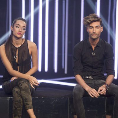 Adara y Miguel juntos en la sala de expulsiones de 'Gran Hermano'