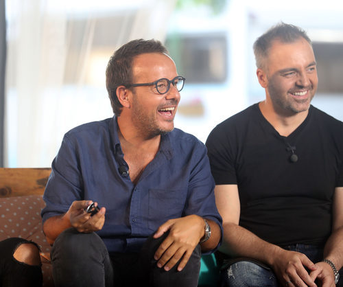 Àngel Llácer y Juan Camus durante la segunda parte de 'OT. El reencuentro'