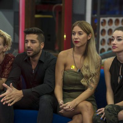 Bárbara, Alain, Rebeca y Adara en la 7ª gala de 'Gran Hermano'