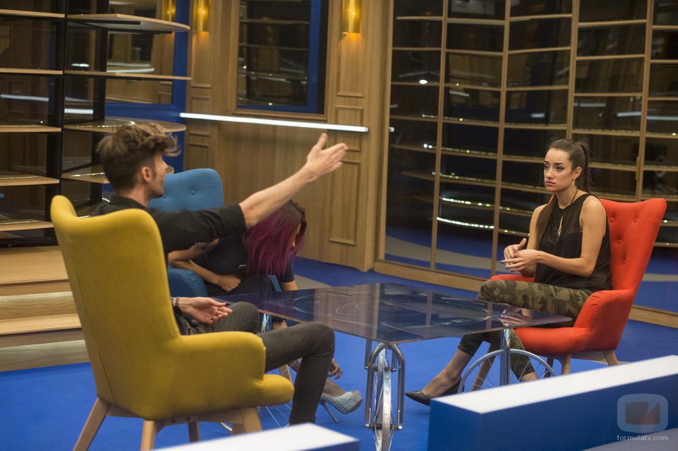 Adara, Miguel y Bea en el Club de 'Gran Hermano'