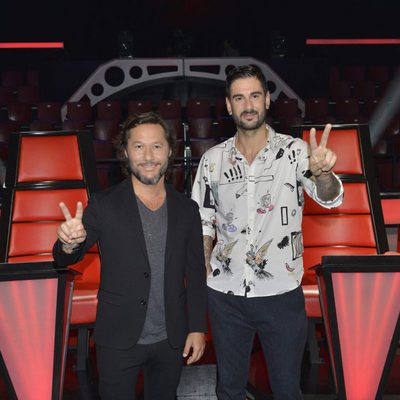 Melendi junto a su asesor, Diego Torres