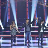 Carlos Torres se proclama vencedor en la batalla contra Cristina Sánchez en la cuarta temporada de 'La Voz'