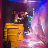 Meritxell y Alain en el túnel del miedo de 'Gran Hermano'