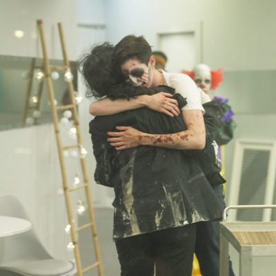 Candelas y Pablo se abrazan en 'Gran Hermano'