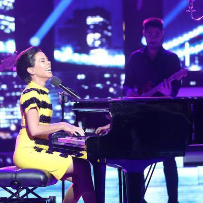 Beatriz Luengo da vida a Alicia Keys en la cuarta gala de 'Tu cara me suena'