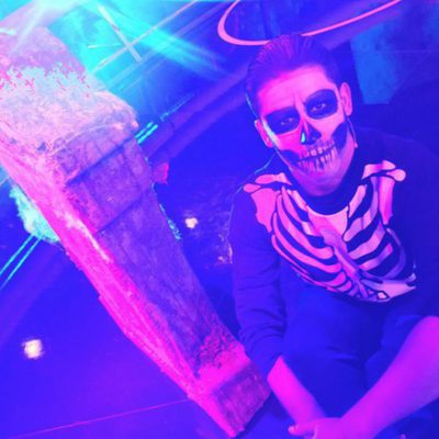 Miguel Frigenti disfrazado por Halloween 2016 en 'Gran Hermano: El debate'