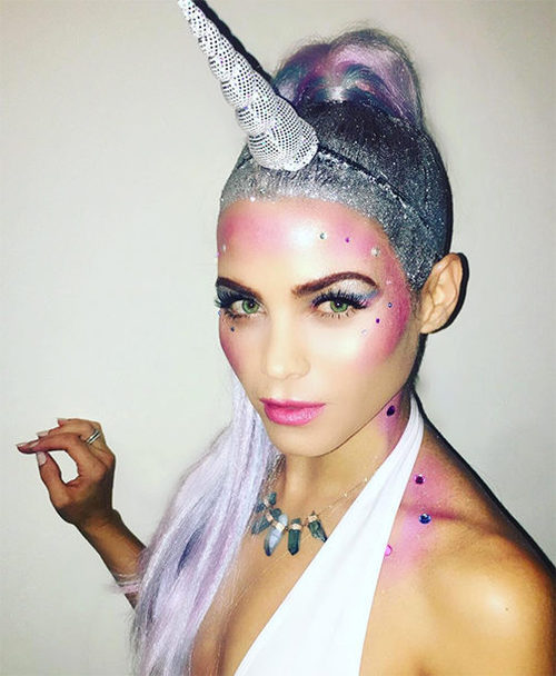 Jenna Dewan se disfraza de unicornio por Halloween 2016