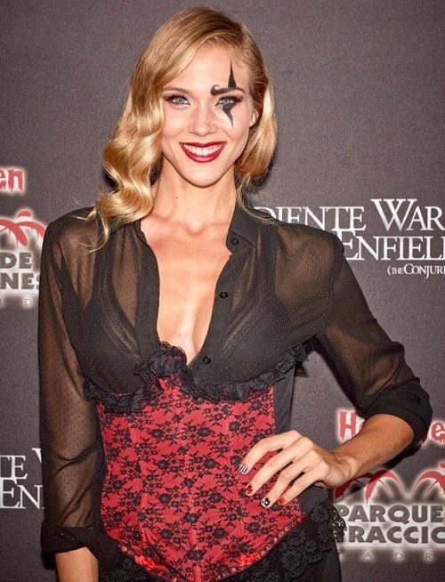 Patricia Montero se disfraza por Halloween 2016