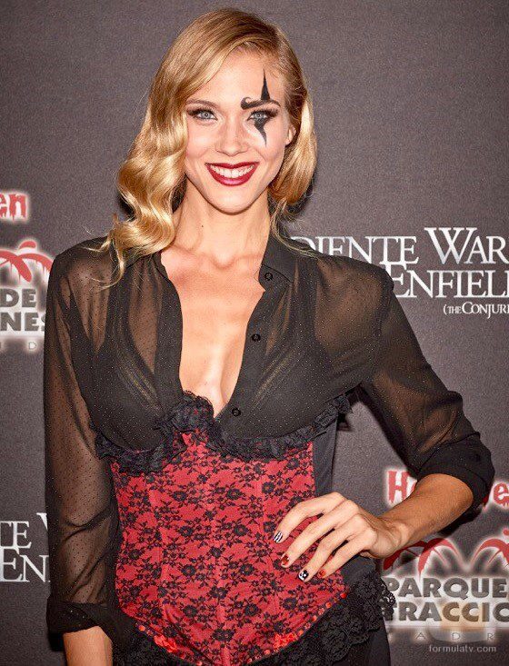 Patricia Montero se disfraza por Halloween 2016