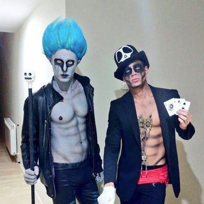 David Lafuente (Auryn) se ha disfrazado por Halloween 2016
