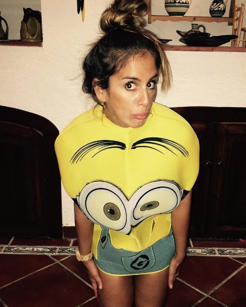 Anabel Pantoja se disfraza por Halloween 2016
