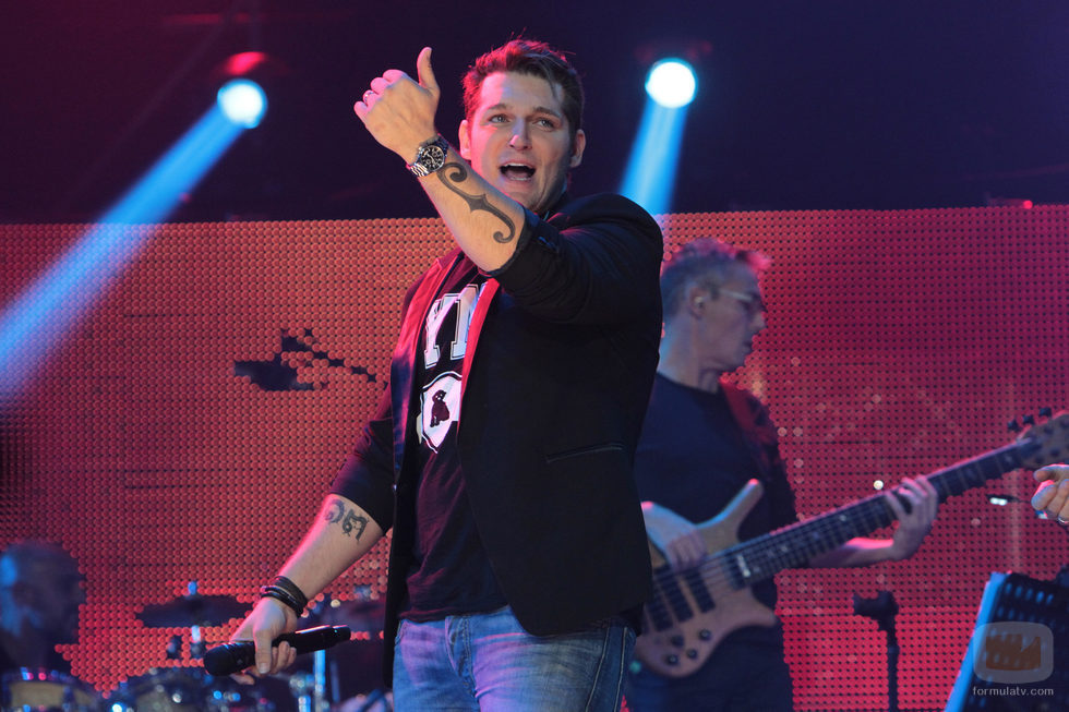 Manu Tenorio actuando en el concierto de 'OT. El reencuentro'