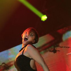Una brillante Chenoa canta "Lady Marmalade" durante el concierto de 'OT. El reencuentro'