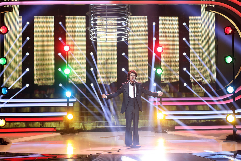 Frank Diago interpreta a Miguel Gallardo en la quinta gala de 'Tu cara me suena'