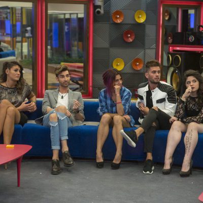 Clara, Miguel, Bea, Rodrigo y Noelia en 'Gran Hermano'