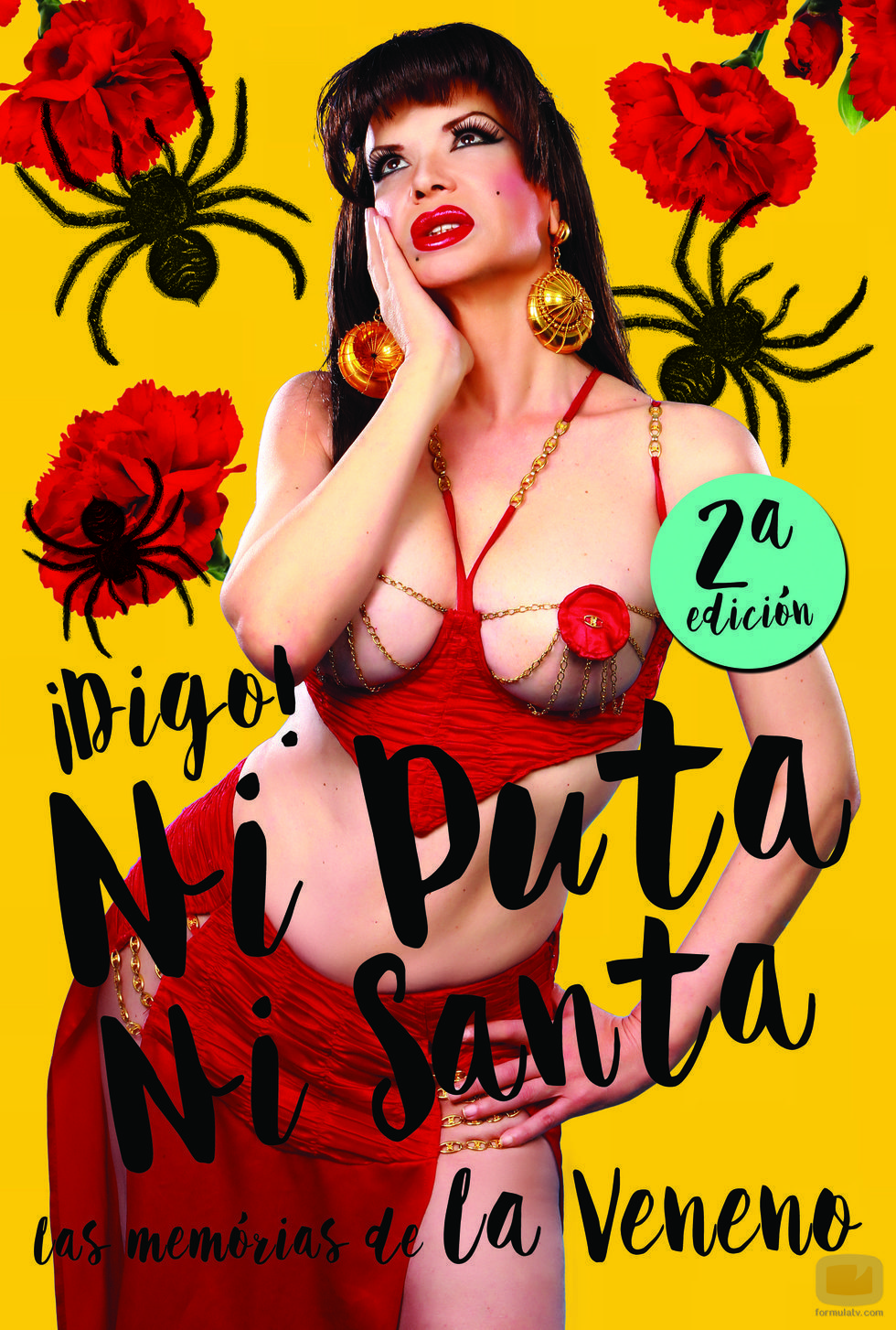 Portada de la segunda edición del libro "Digo! Ni Puta ni Santa. Las Memorias de La Veneno"