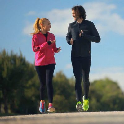Berta Collado y Jon Arias en 'Nacidos para correr'