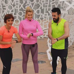 Adriana Abenia y Huecco en 'Nacidos para correr'