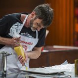 Fernando Tejero cocinando en 'MasterChef Celebrity'
