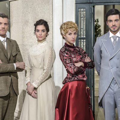 Gonzalo Trujillo, Alejandra Meco, Sara Miquel y Ander Azurmendi en 'Acacias 38'
