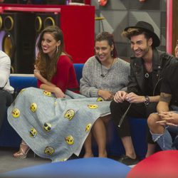 Alain, Simona, Bea, Miguel y Rodrigo en la 11ª gala de 'Gran Hermano'