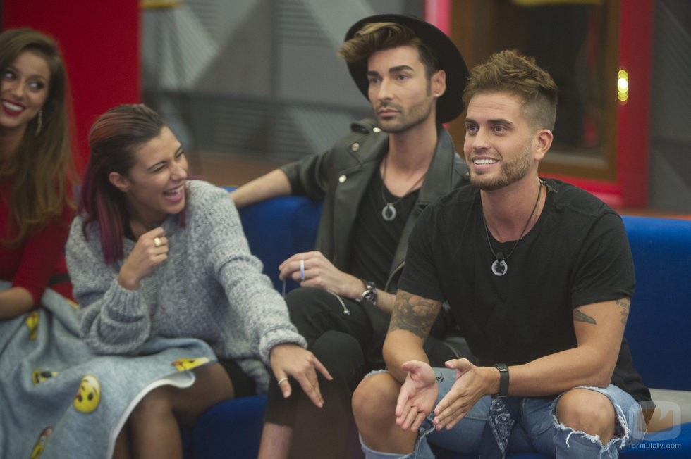 Bea, Miguel y Rodrigo en la 11ª gala de 'Gran Hermano 17'