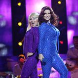 Verónica Romero y Rosa López encarnan a ABBA en la séptima gala de 'Tu cara me suena'