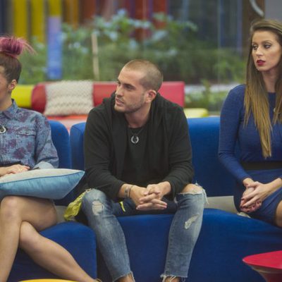 Bea, Rodrigo y Simona al comienzo de la 12ª gala de 'Gran Hermano'