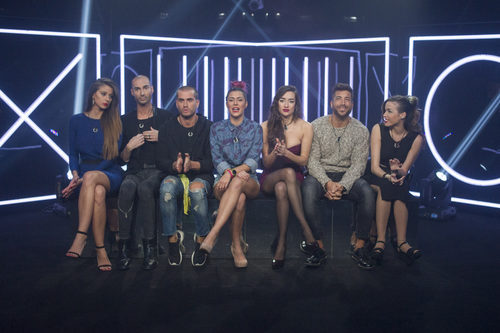 Los concursantes en la sala de expulsión de 'Gran Hermano 17'