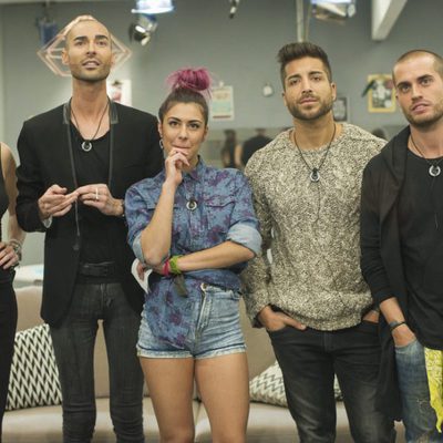 Meritxell, Miguel, Bea, Alain y Rodrigo en la 12ª gala de 'Gran Hermano'