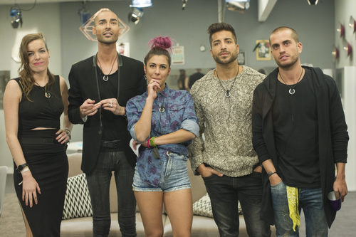Meritxell, Miguel, Bea, Alain y Rodrigo en la 12ª gala de 'Gran Hermano'