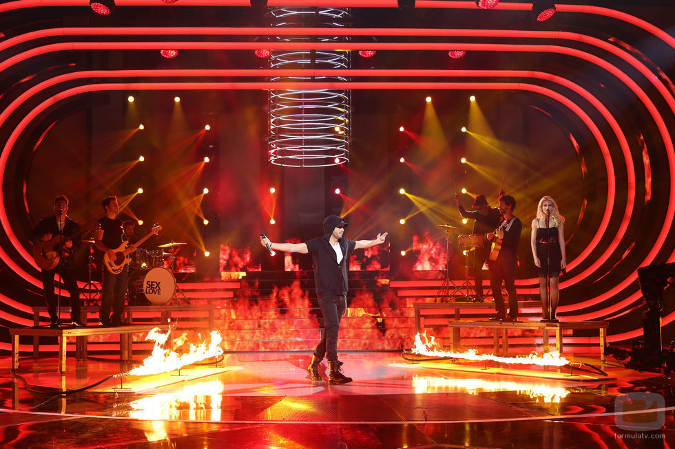 David Guapo es Enrique Iglesias en la octava gala de 'Tu cara me suena'