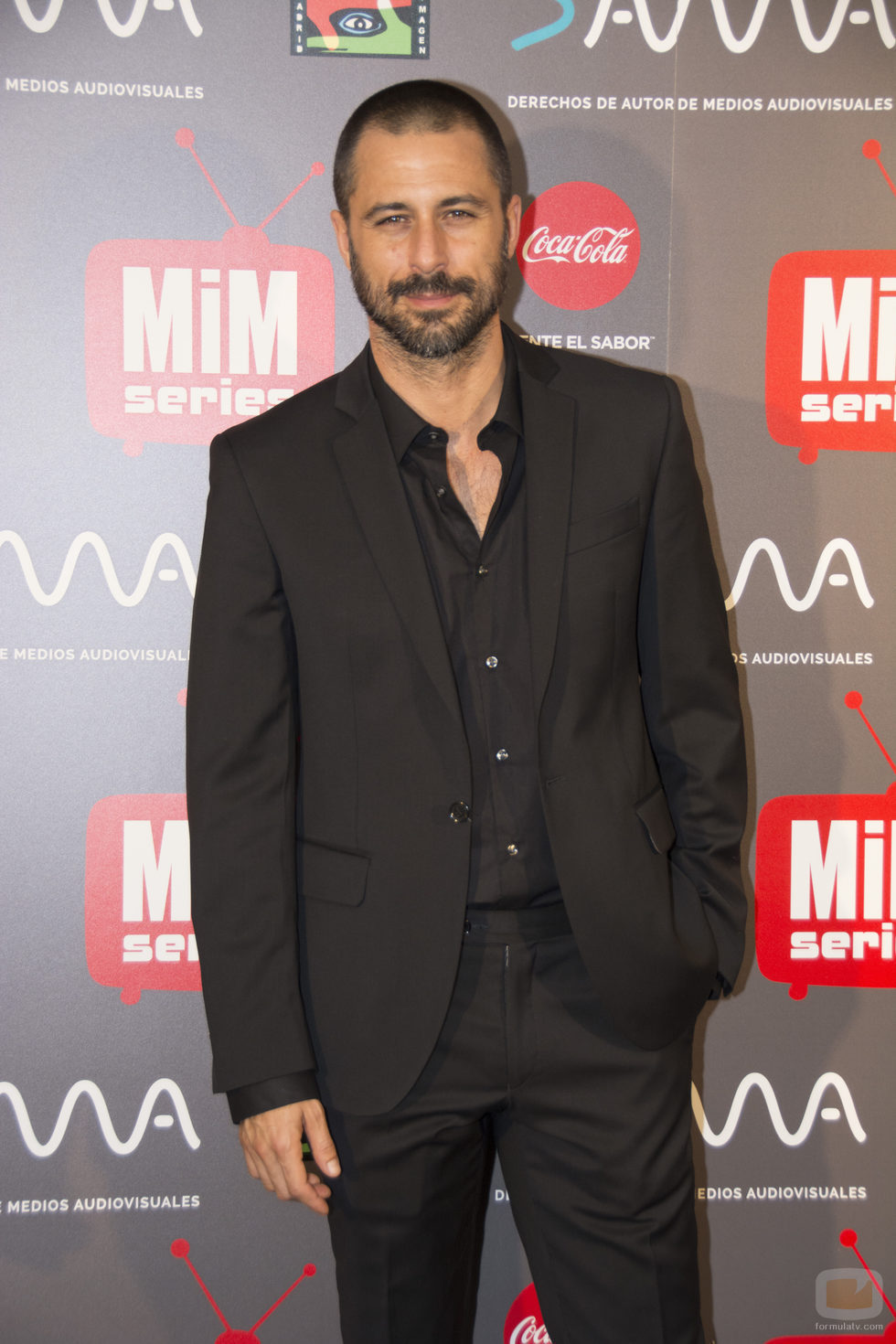El actor Hugo Silva en los Premios MiM 2016
