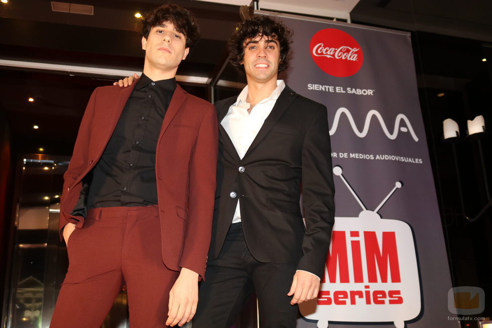 Javier Calvo y Javier Ambrossi ("Los Javis") en los Premios MiM 2016