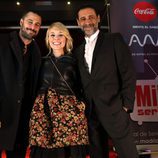 Hugo Silva, Cayetana Guillén Cuervo y Nacho Fresneda en los Premios MiM 2016