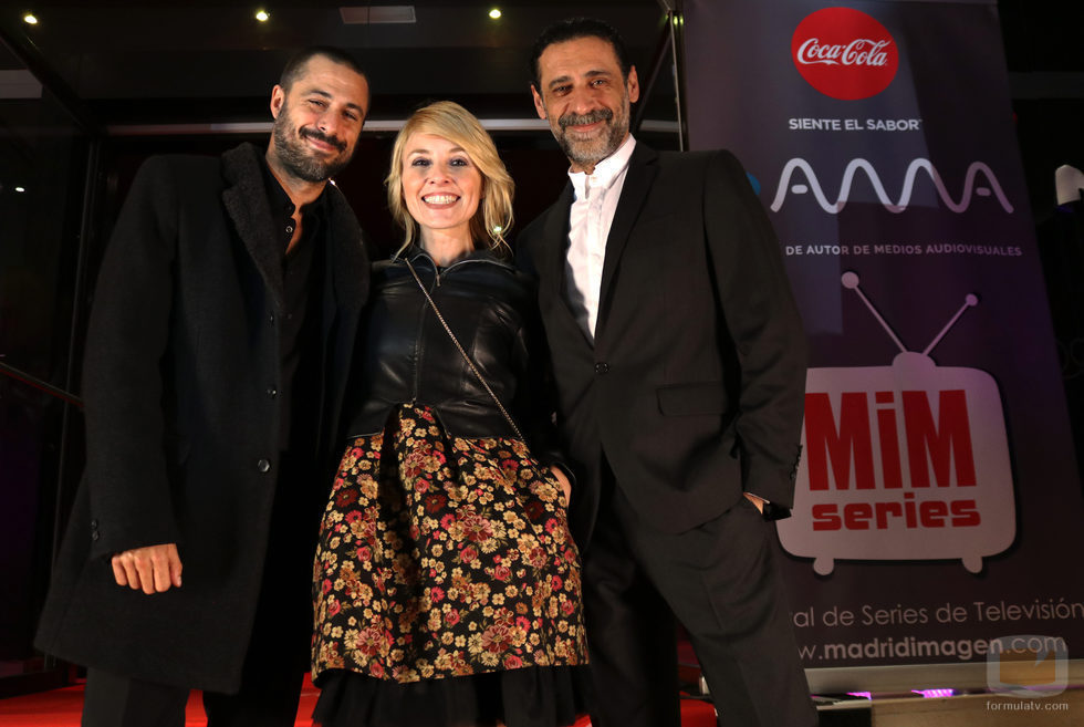 Hugo Silva, Cayetana Guillén Cuervo y Nacho Fresneda en los Premios MiM 2016