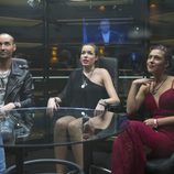 Miguel, Meritxell y Bea en el club escuchando a Jorge Javier Vázquez en 'Gran Hermano 17'