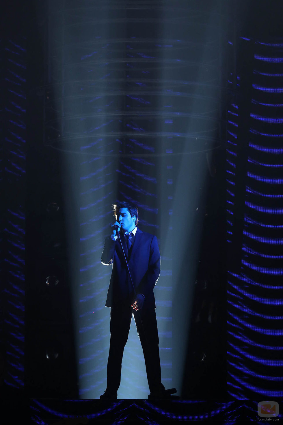 Blas Cantó imitando a Michael Bublé en la novena gala de 'Tu cara me suena'