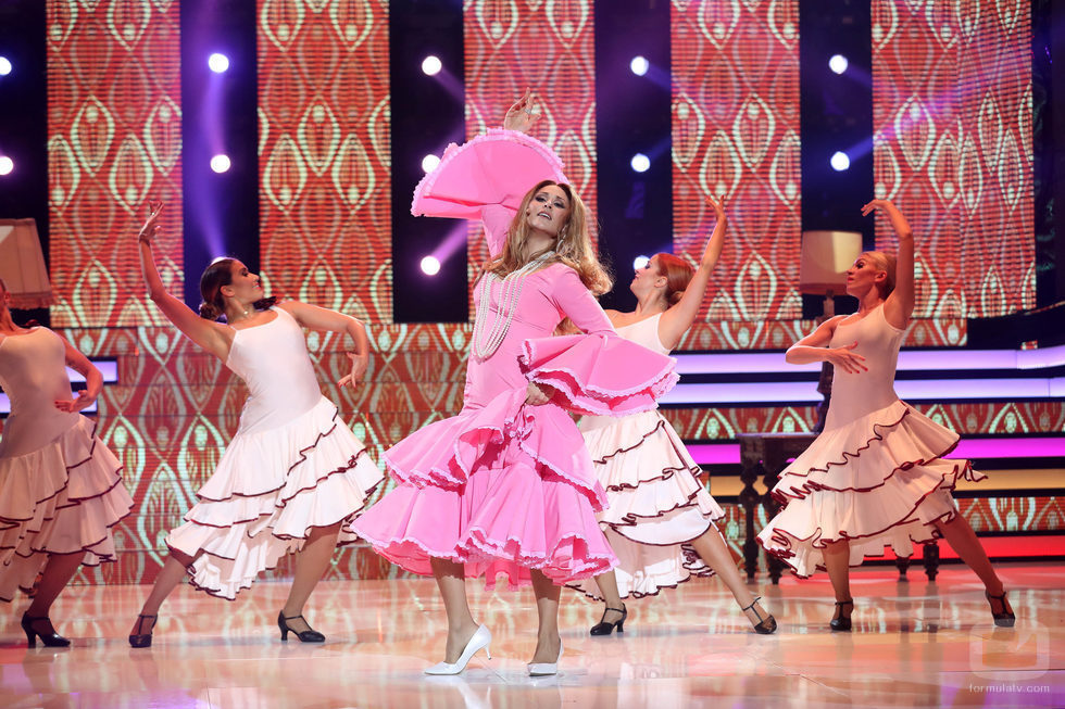 Rosa López imita a Carmen Sevilla en la novena gala de 'Tu cara me suena'