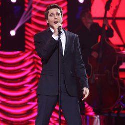 Blas Cantó como Michael Bublé en la novena gala de 'Tu cara me suena'