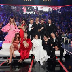 Los participantes de 'Tu cara me suena' posan en la novena gala