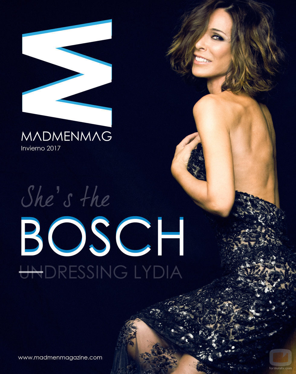 Lydia Bosch posa muy sensual para MADMENMAG