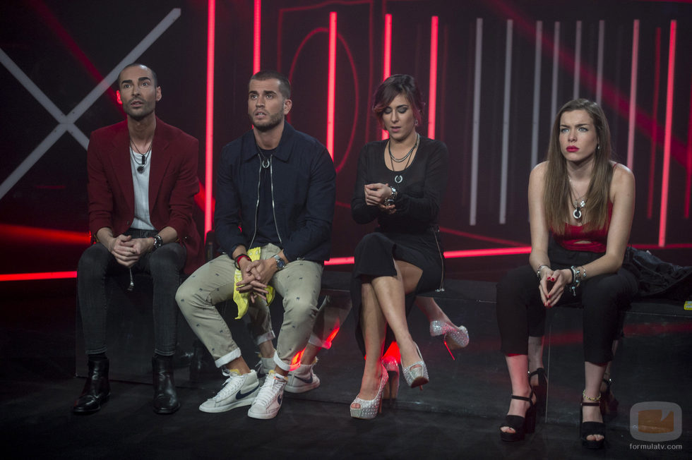 Miguel, Rodri, Bea y Meritxell, finalistas de 'Gran Hermano 17'