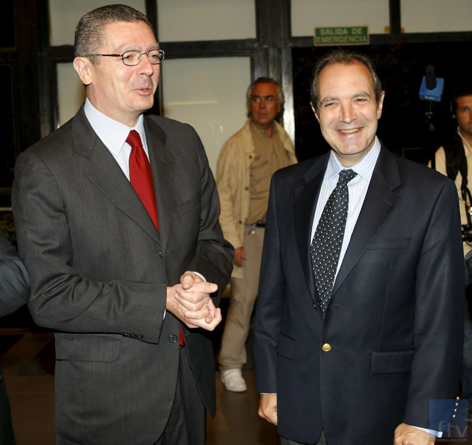Alberto Ruiz Gallardón y Luis Fernández