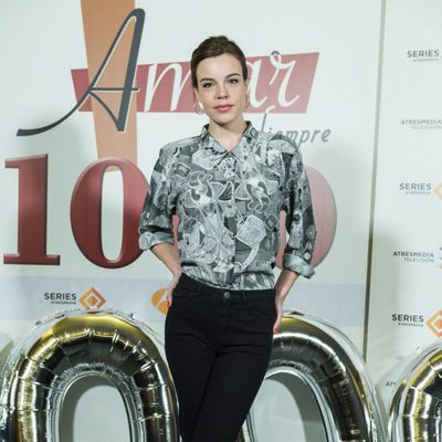Lucía Martín en el acto promocional de los 1000 capítulos de 'Amar es para siempre'