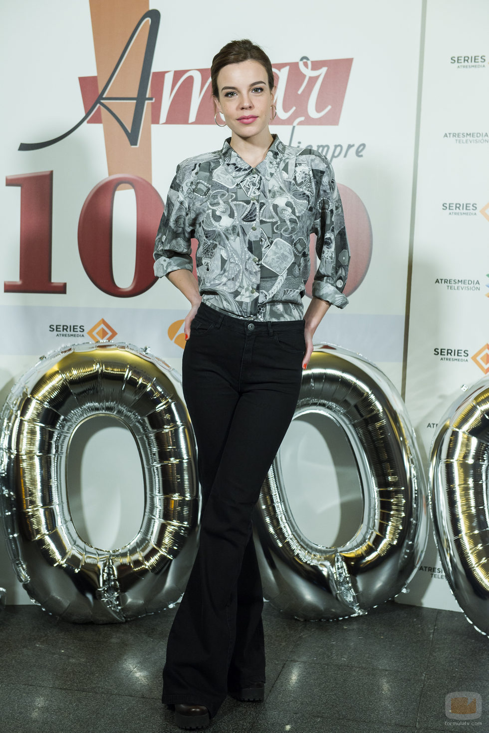 Lucía Martín en el acto promocional de los 1000 capítulos de 'Amar es para siempre'