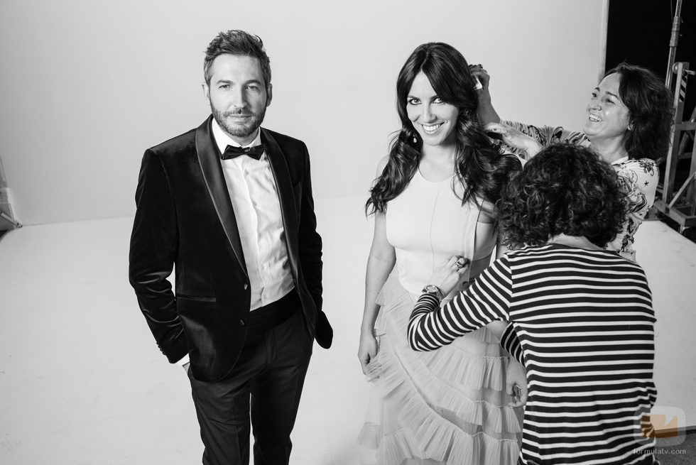 Frank Blanco e Irene Junquera radiantes para promocionar las campanadas 2016-2017 de laSexta