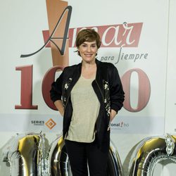 Anabel Alonso durante el acto de celebración de los 1000 capítulos de 'Amar es para siempre'