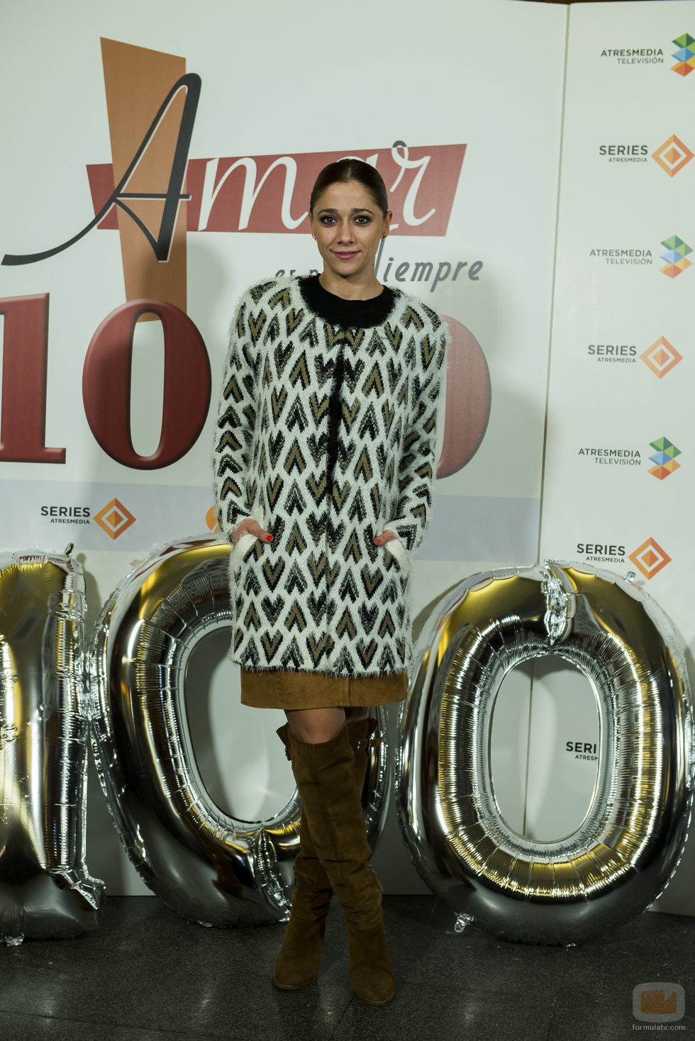 Mariam Hernández en la celebración de los 1000 capítulos de 'Amar es para siempre'