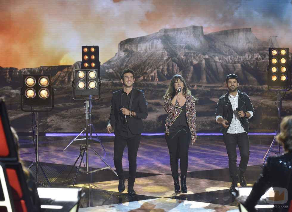 Vanesa Martín cantando en las semifinales de 'La Voz'